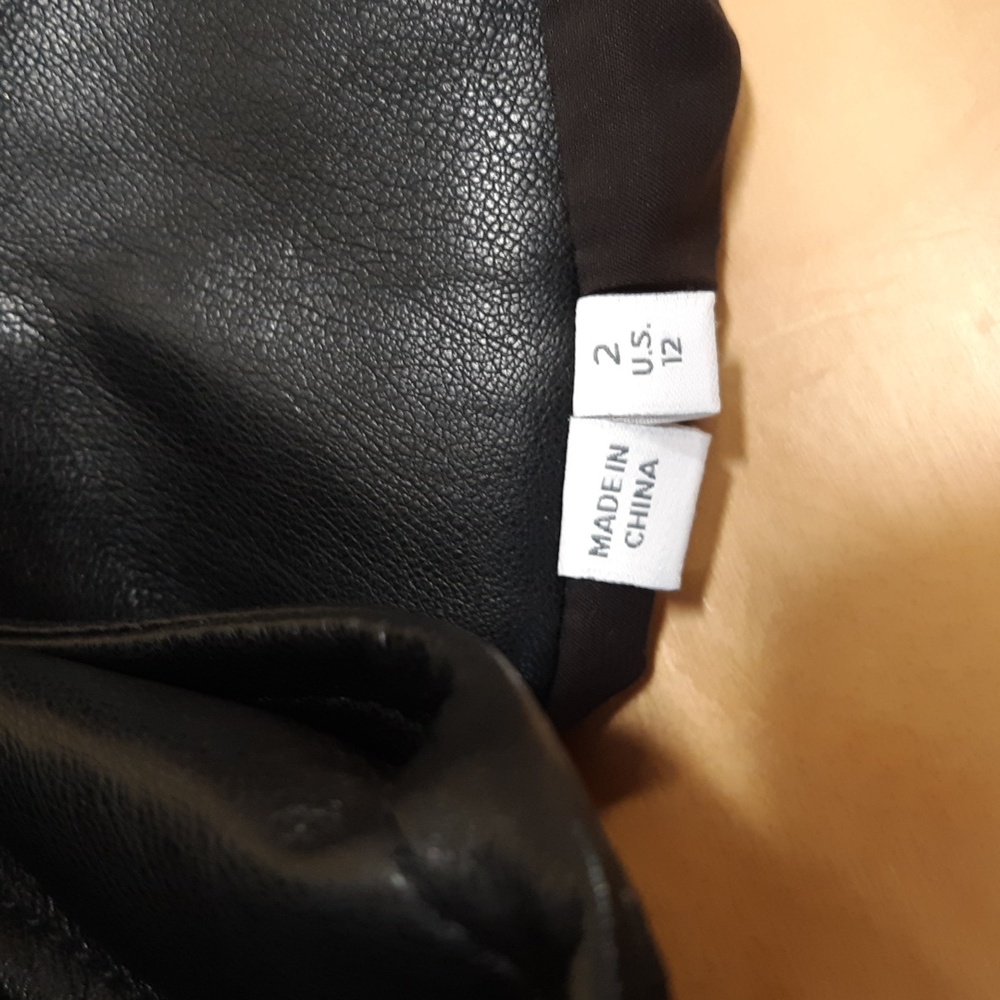 Chico's Black Faux Leather Jacket - Picture 7 of 10